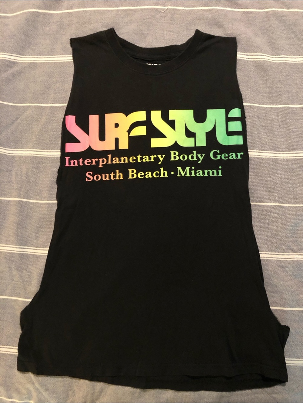 Surf Style Side Cut Out Tank Top